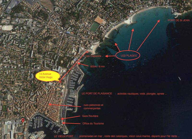 photo 20 Location entre particuliers La Ciotat appartement Provence-Alpes-Cte d'Azur Bouches du Rhne Plage