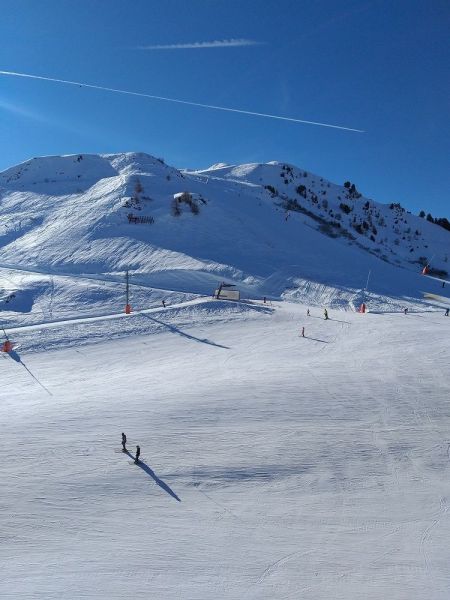 photo 1 Location entre particuliers La Plagne studio Rhne-Alpes Savoie Vue de la terrasse