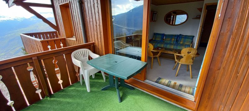 photo 3 Location entre particuliers Peisey-Vallandry appartement Rhne-Alpes Savoie Vue de la terrasse