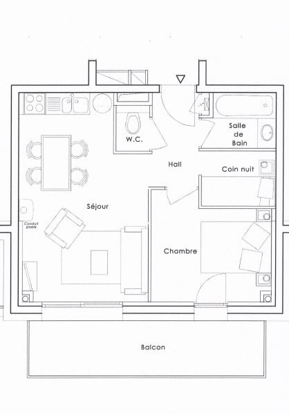 photo 8 Location entre particuliers Vaujany appartement Rhne-Alpes Isre Plan de la location