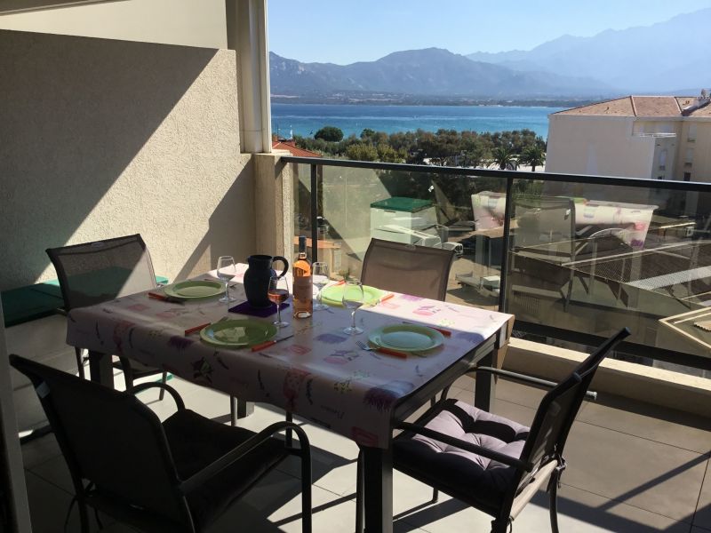 photo 0 Location entre particuliers Calvi appartement Corse Haute-Corse Vue de la terrasse