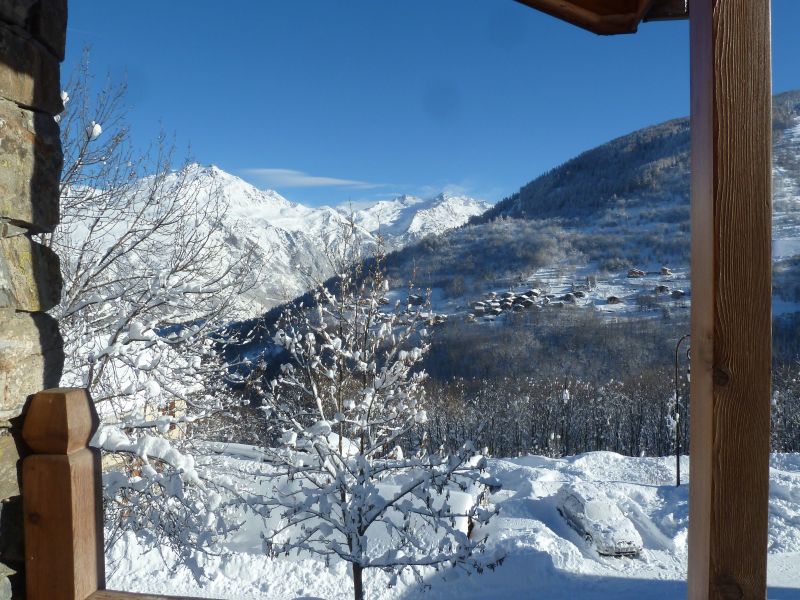 photo 19 Location entre particuliers Valmeinier chalet Rhne-Alpes Savoie Vue du balcon