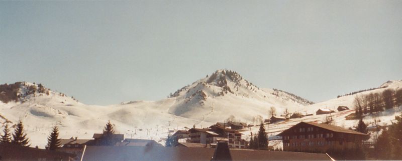 photo 5 Location entre particuliers Bellevaux Hirmentaz La Chvrerie appartement Rhne-Alpes Haute-Savoie Vue du balcon