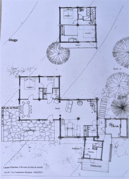 photo 22 Location entre particuliers Les Contamines Montjoie chalet Rhne-Alpes Haute-Savoie Plan de la location