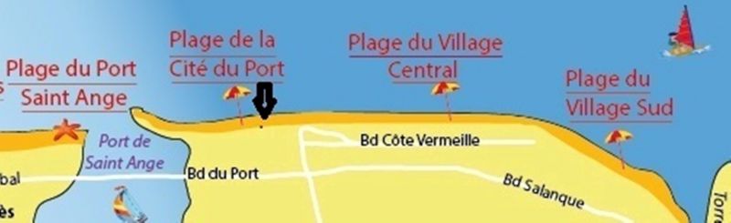 photo 20 Location entre particuliers Le Barcares villa Languedoc-Roussillon Pyrnes-Orientales Carte