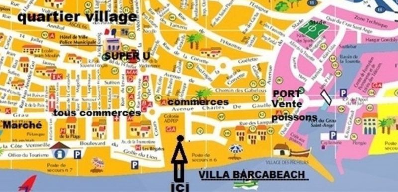 photo 19 Location entre particuliers Le Barcares villa Languedoc-Roussillon Pyrnes-Orientales Carte