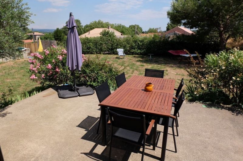 photo 6 Location entre particuliers Pzenas villa Languedoc-Roussillon Hrault Vue de la terrasse