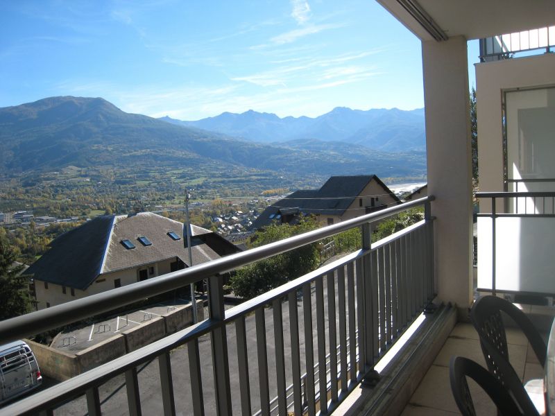 photo 5 Location entre particuliers Embrun appartement Provence-Alpes-Cte d'Azur Hautes-Alpes Vue de la terrasse
