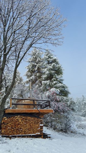 photo 9 Location entre particuliers Serre Chevalier chalet Provence-Alpes-Cte d'Azur Hautes-Alpes Vue de la terrasse