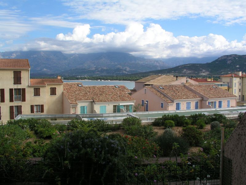 photo 7 Location entre particuliers Calvi appartement Corse Haute-Corse Vue de la terrasse