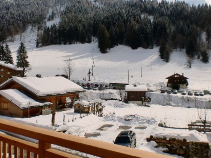 photo 8 Location entre particuliers La Clusaz appartement Rhne-Alpes Haute-Savoie Vue du balcon