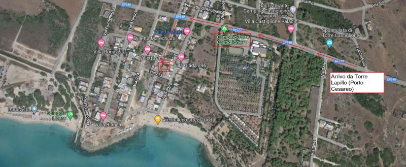 photo 17 Location entre particuliers Porto Cesareo appartement Pouilles Lecce (province de) Carte