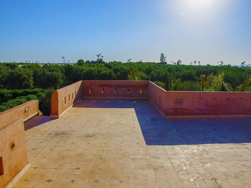 photo 11 Location entre particuliers Marrakech villa   Vue de la terrasse