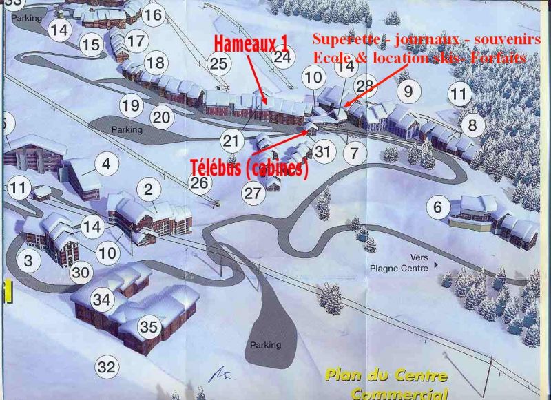 photo 23 Location entre particuliers La Plagne studio Rhne-Alpes Savoie Carte