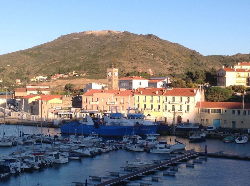 photo 1 Location entre particuliers Port Vendres appartement Languedoc-Roussillon Pyrnes-Orientales Vue de la terrasse