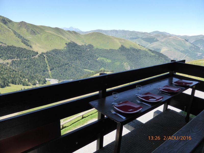 photo 5 Location entre particuliers Luchon Superbagneres studio Midi-Pyrnes Haute Garonne Vue du balcon