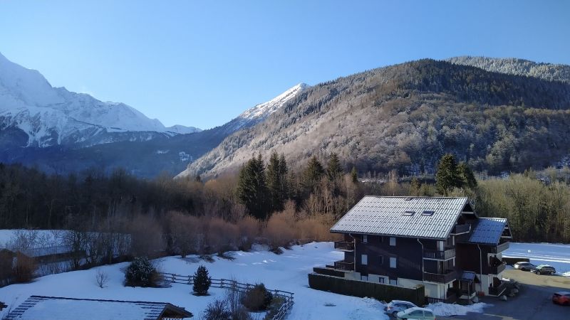 photo 2 Location entre particuliers Chamonix Mont-Blanc studio Rhne-Alpes Haute-Savoie Vue du balcon