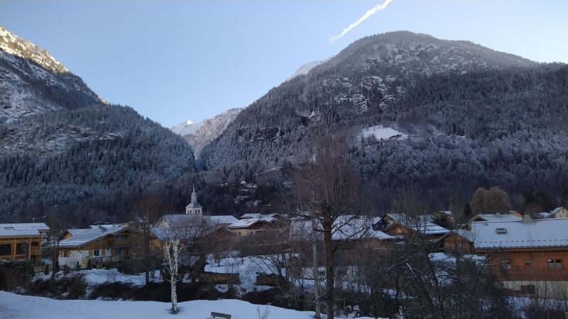 photo 17 Location entre particuliers Chamonix Mont-Blanc studio Rhne-Alpes Haute-Savoie Vue du balcon