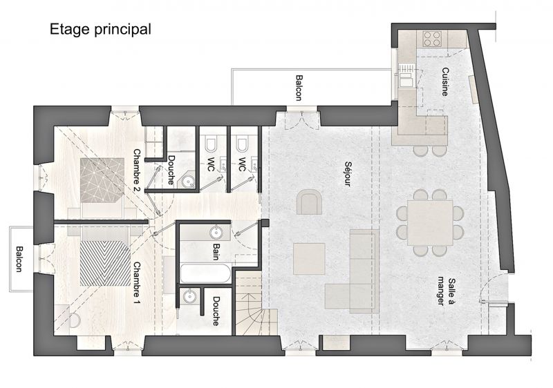 photo 6 Location entre particuliers Annecy gite Rhne-Alpes Haute-Savoie Plan de la location