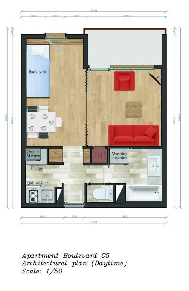 photo 1 Location entre particuliers Mribel appartement Rhne-Alpes Savoie Plan de la location