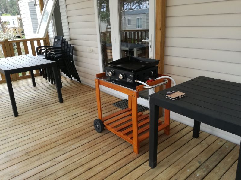 photo 7 Location entre particuliers Saint-Julien-en-Born mobilhome Aquitaine Landes Terrasse