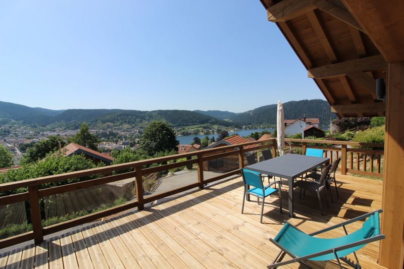 photo 8 Location entre particuliers Grardmer chalet Lorraine Vosges Vue de la terrasse