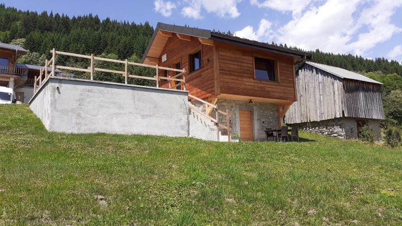 photo 18 Location entre particuliers Morzine studio Rhne-Alpes Haute-Savoie Vue de la terrasse
