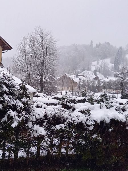 photo 2 Location entre particuliers Morillon Grand Massif studio Rhne-Alpes Haute-Savoie Vue du balcon