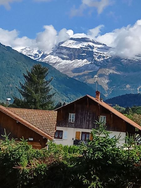 photo 14 Location entre particuliers Morillon Grand Massif studio Rhne-Alpes Haute-Savoie Vue du balcon