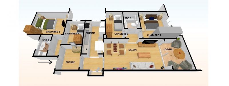 photo 1 Location entre particuliers Barcelone appartement Catalogne Barcelone (province de) Plan de la location