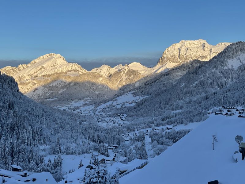 photo 2 Location entre particuliers Chtel appartement Rhne-Alpes Haute-Savoie Vue du balcon