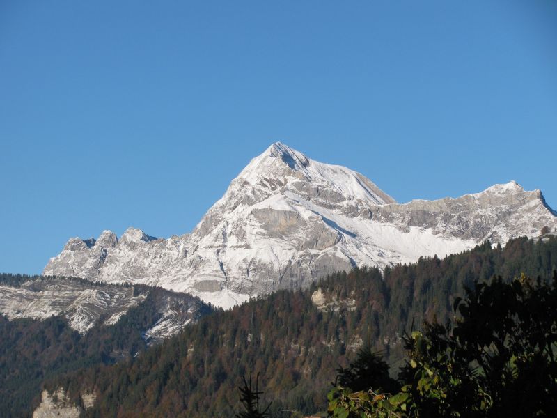 photo 24 Location entre particuliers Notre Dame de Bellecombe chalet Rhne-Alpes Savoie Vue du balcon