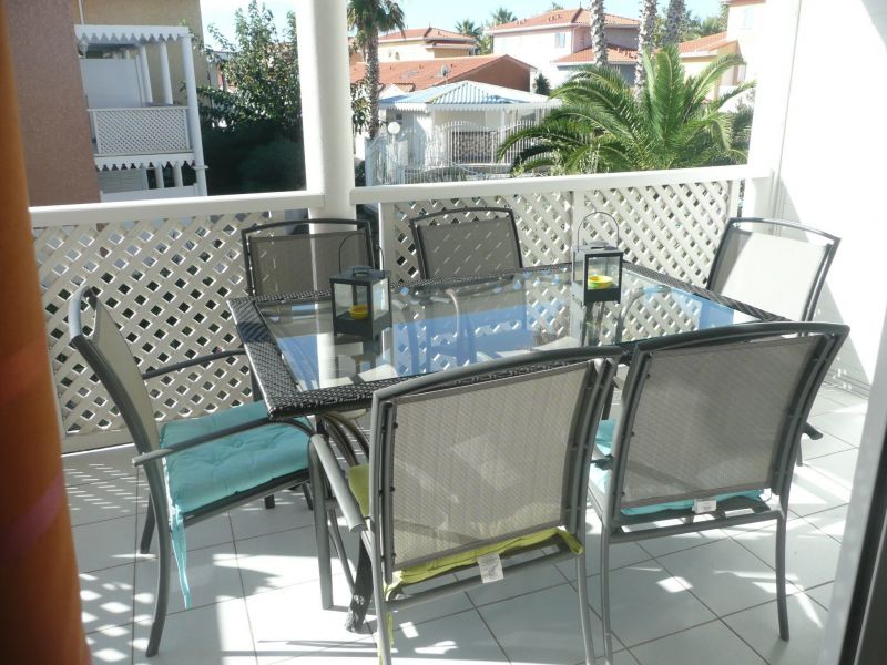 photo 9 Location entre particuliers Cap d'Agde appartement Languedoc-Roussillon Hrault Terrasse