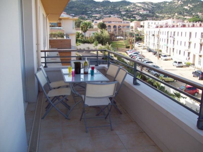 photo 14 Location entre particuliers Calvi appartement Corse Haute-Corse Vue du balcon