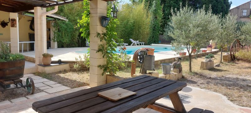 photo 13 Location entre particuliers Sommires appartement Languedoc-Roussillon Gard Vue depuis la location