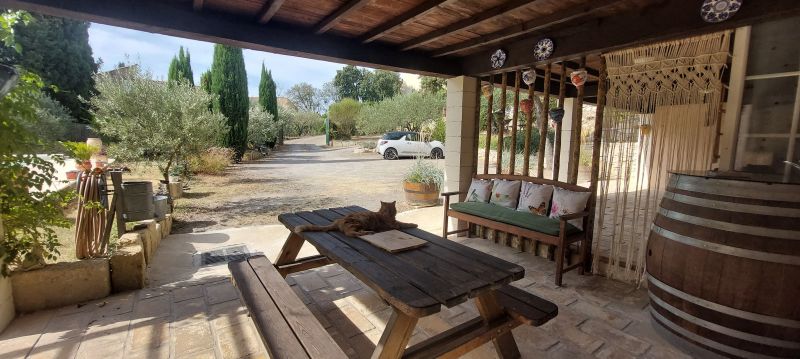 photo 16 Location entre particuliers Sommires appartement Languedoc-Roussillon Gard Vue de la terrasse