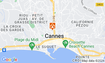 Carte Cannes Appartement 128748