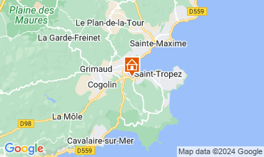 Carte Saint Tropez Villa 10266