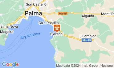 Carte Palma de Majorque Appartement 126799