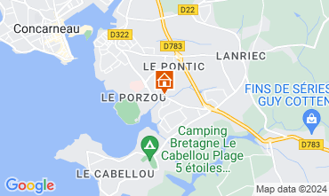 Carte Concarneau Gite 126428