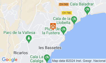 Carte Calpe Villa 124863