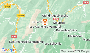 Carte Valmorel Chalet 17349