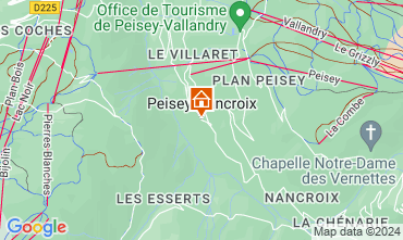 Carte Peisey-Vallandry Chalet 4758