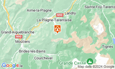 Carte La Plagne Studio 57332