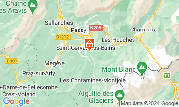 Carte Saint Gervais Mont-Blanc Appartement 58587