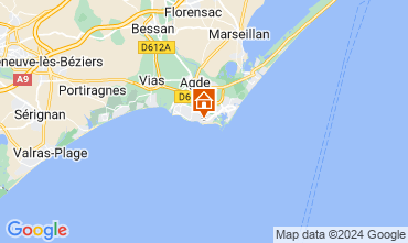 Carte Cap d'Agde Villa 113221