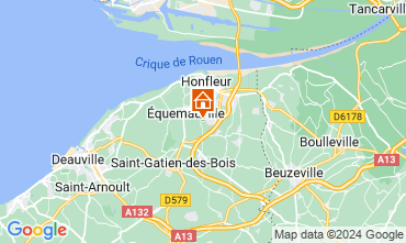 Carte Honfleur Gite 108575