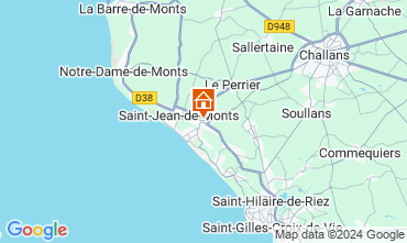 Carte Saint Jean de Monts Mobil-home 129286