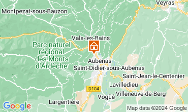 Carte Aubenas Villa 118234