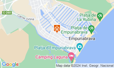 Carte Empuriabrava Maison 115007